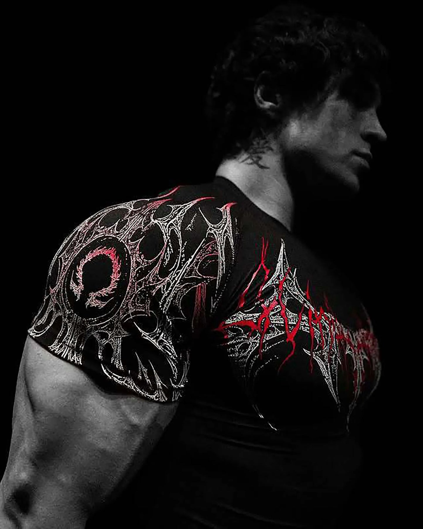 GYM T-shirt Men's Dark Gothic