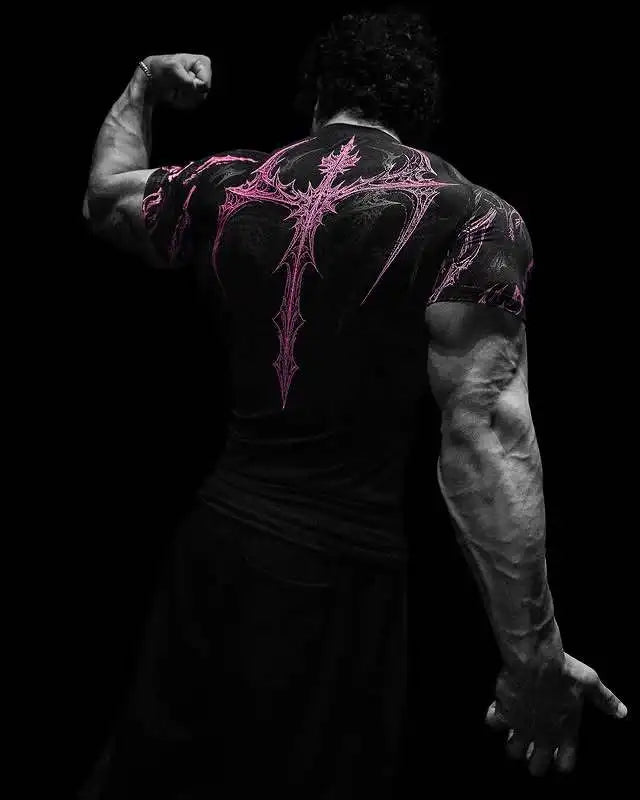 GYM T-shirt Men's Dark Gothic